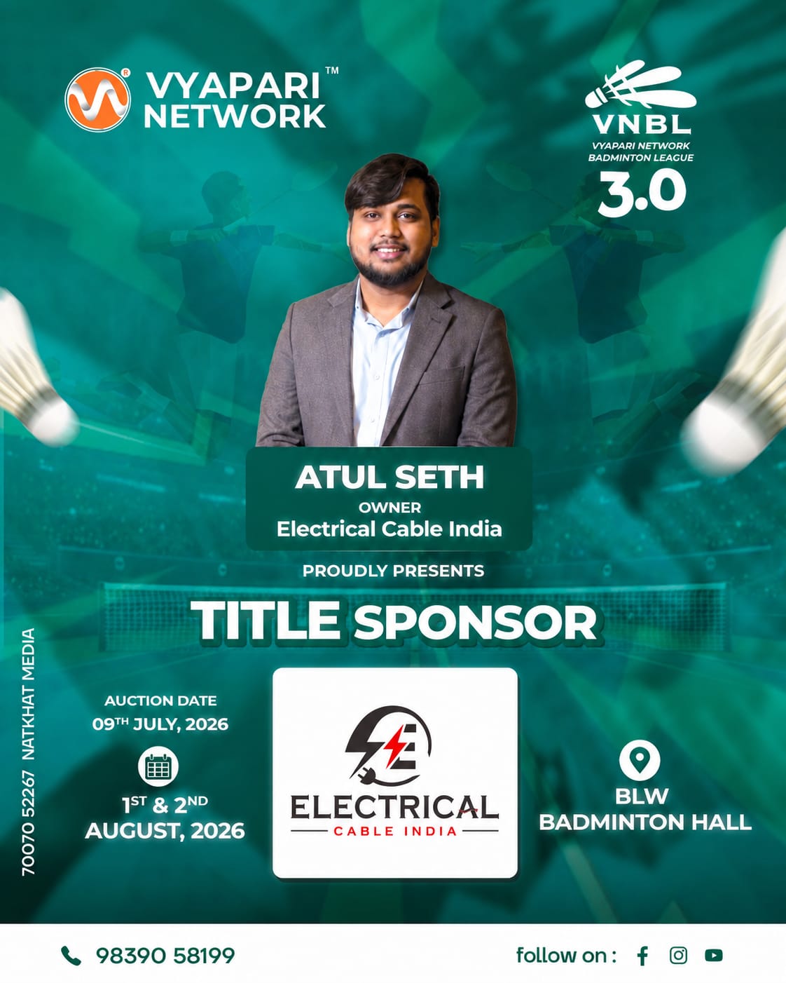 VNBL 3.0 - MAIN SPONSOR