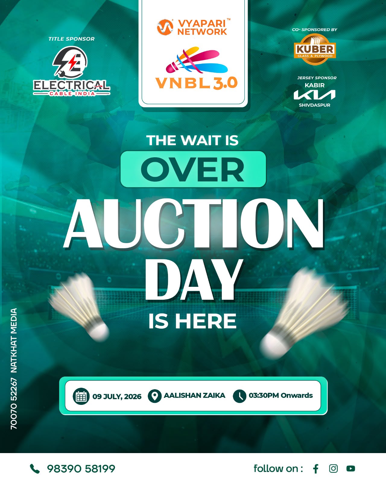 VNBL 3.0 - AUCTION DAY