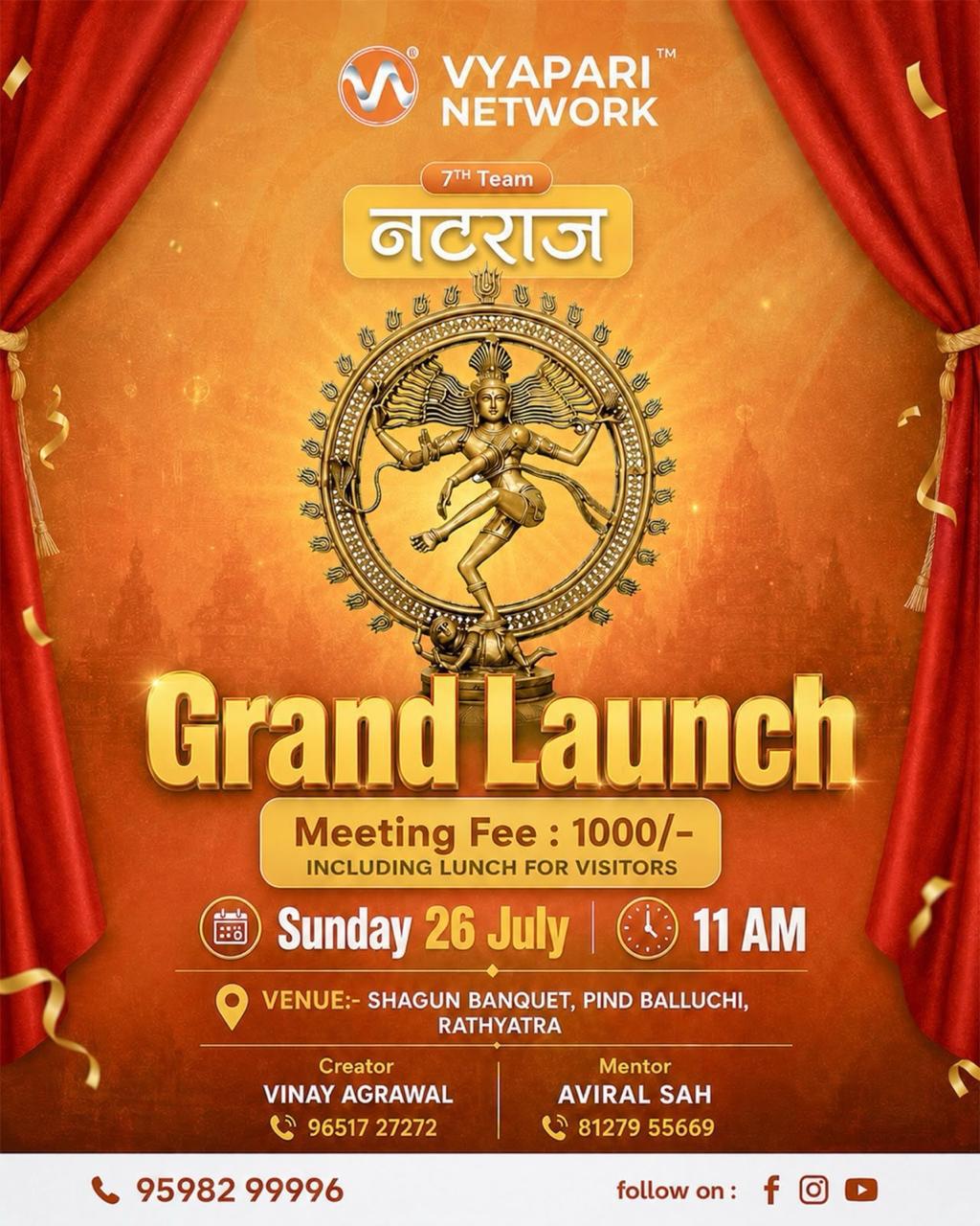 Grand Launch -  VN TEAM NATARAJ