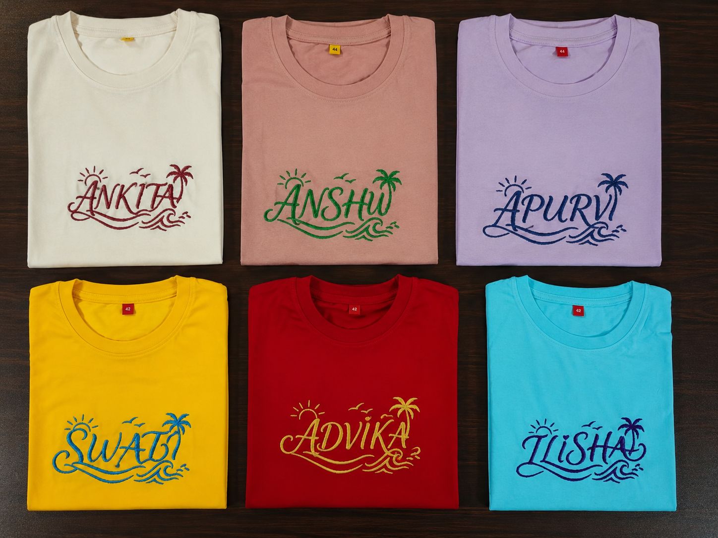 Custom Name Tshirts.