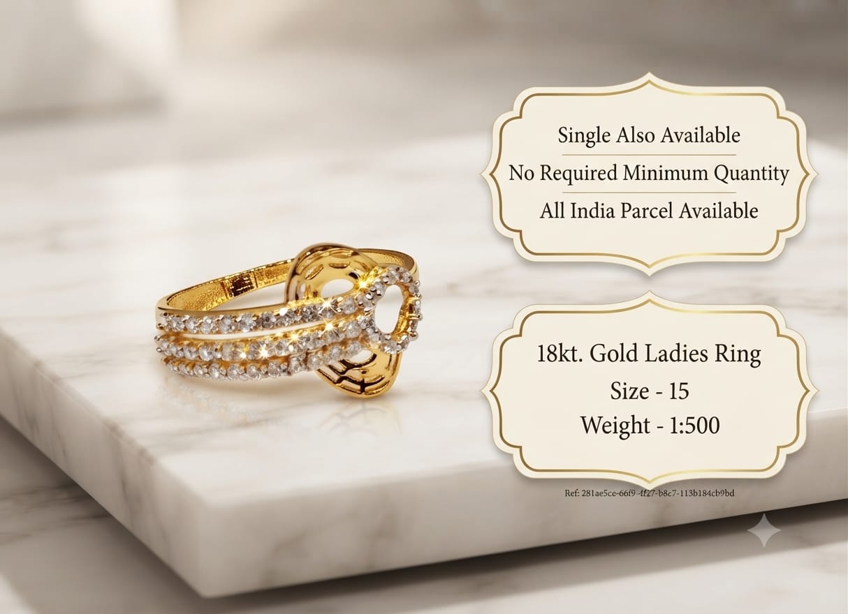 Gold ladies ring