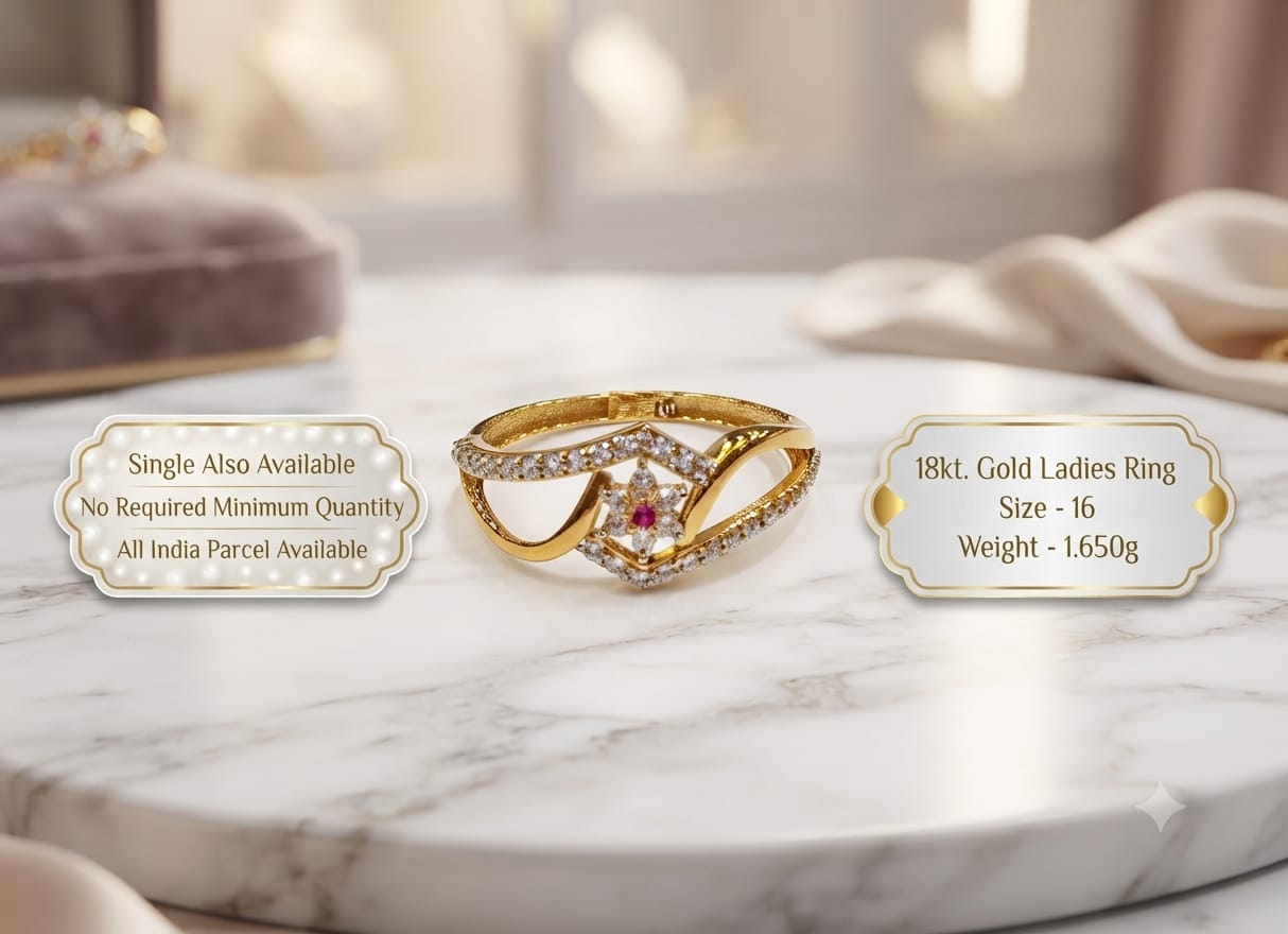 Gold ladies ring