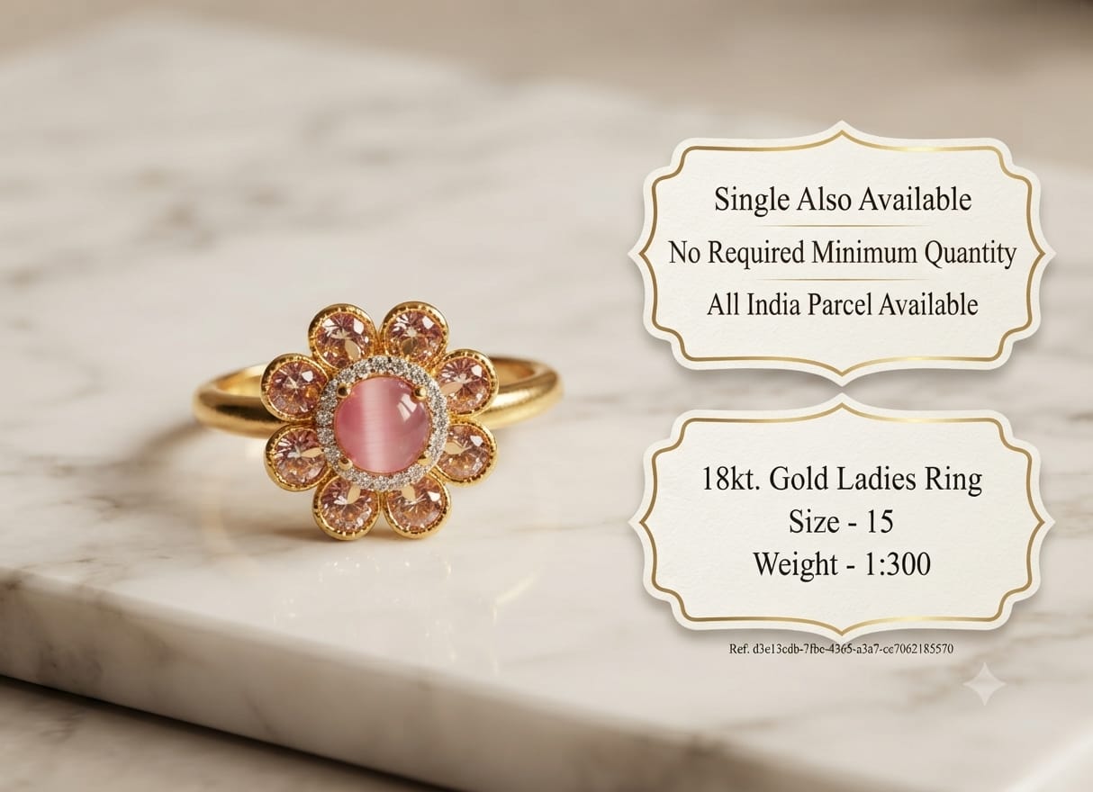 Gold ladies ring