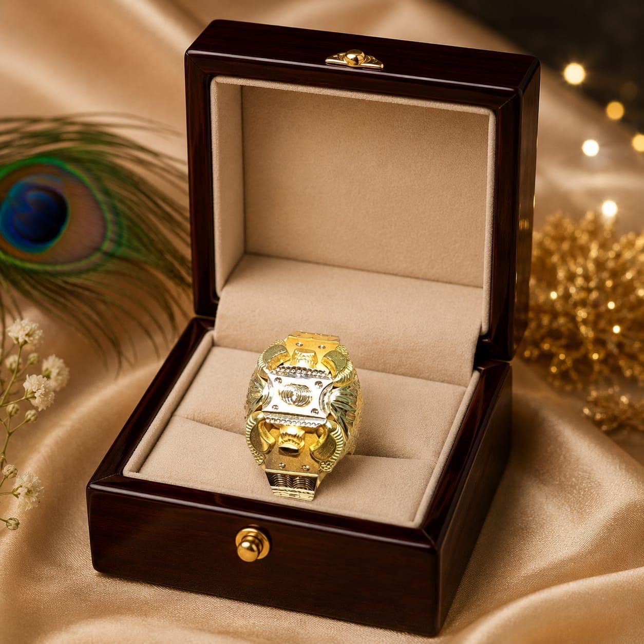 18kt Gold Gents ring