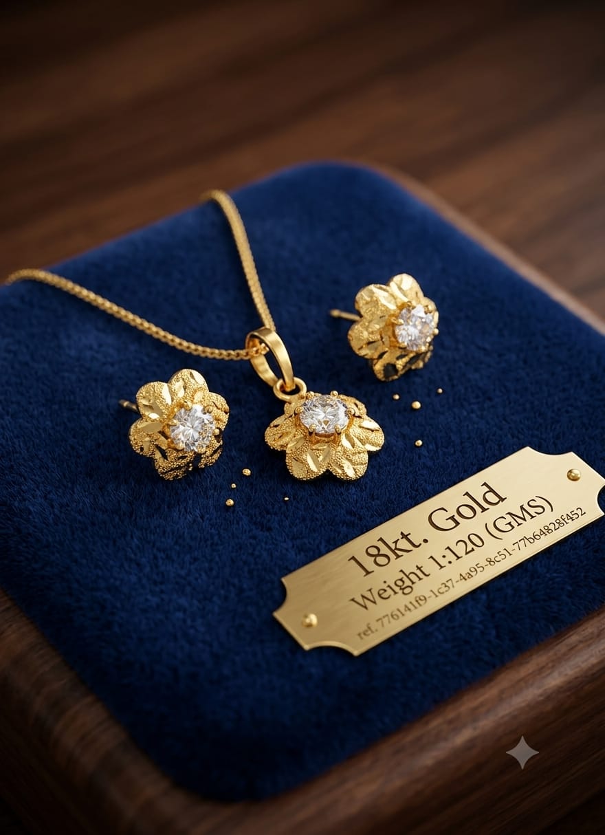 18kt Gold Chain set