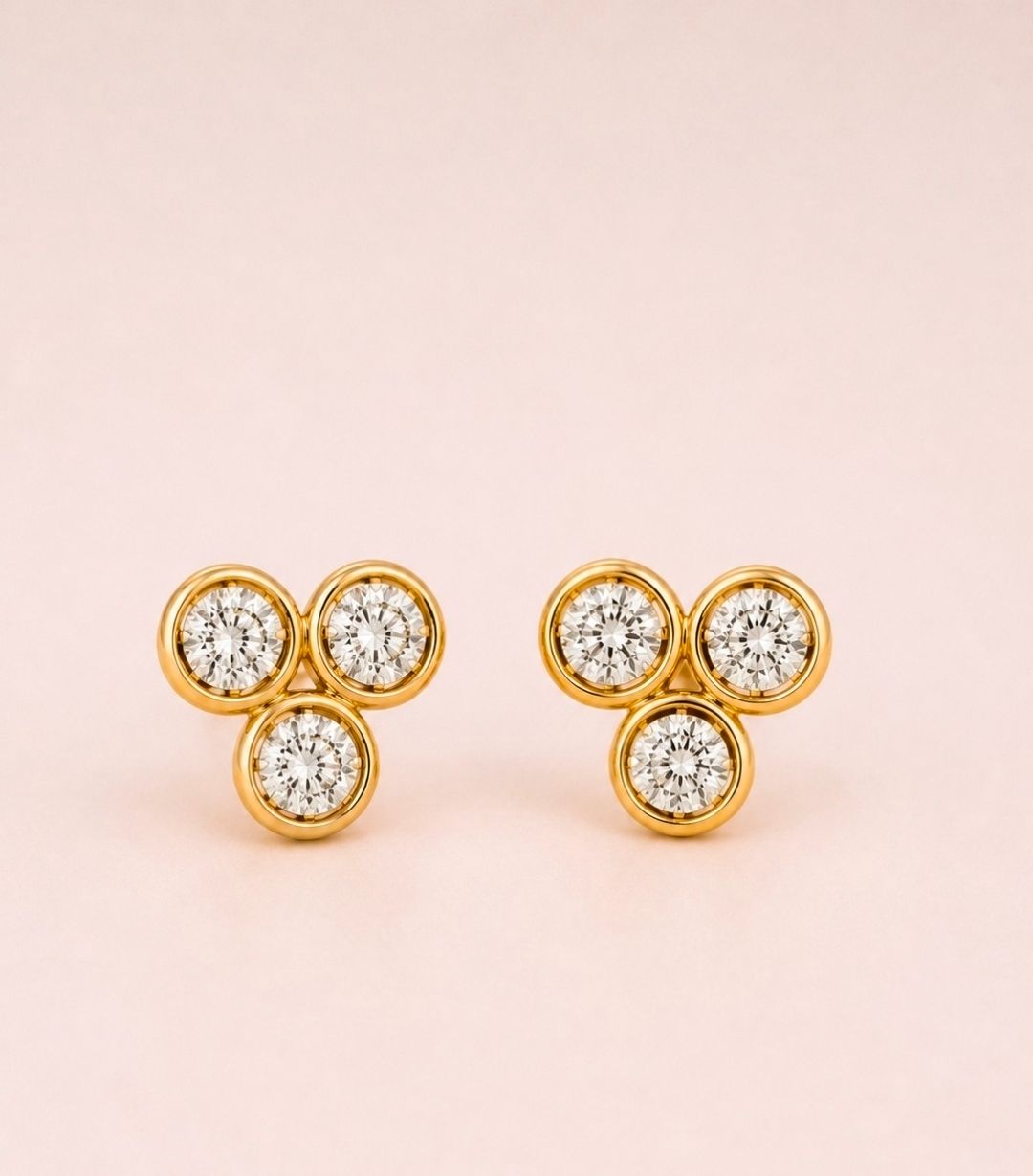 18kt Diamond Tops