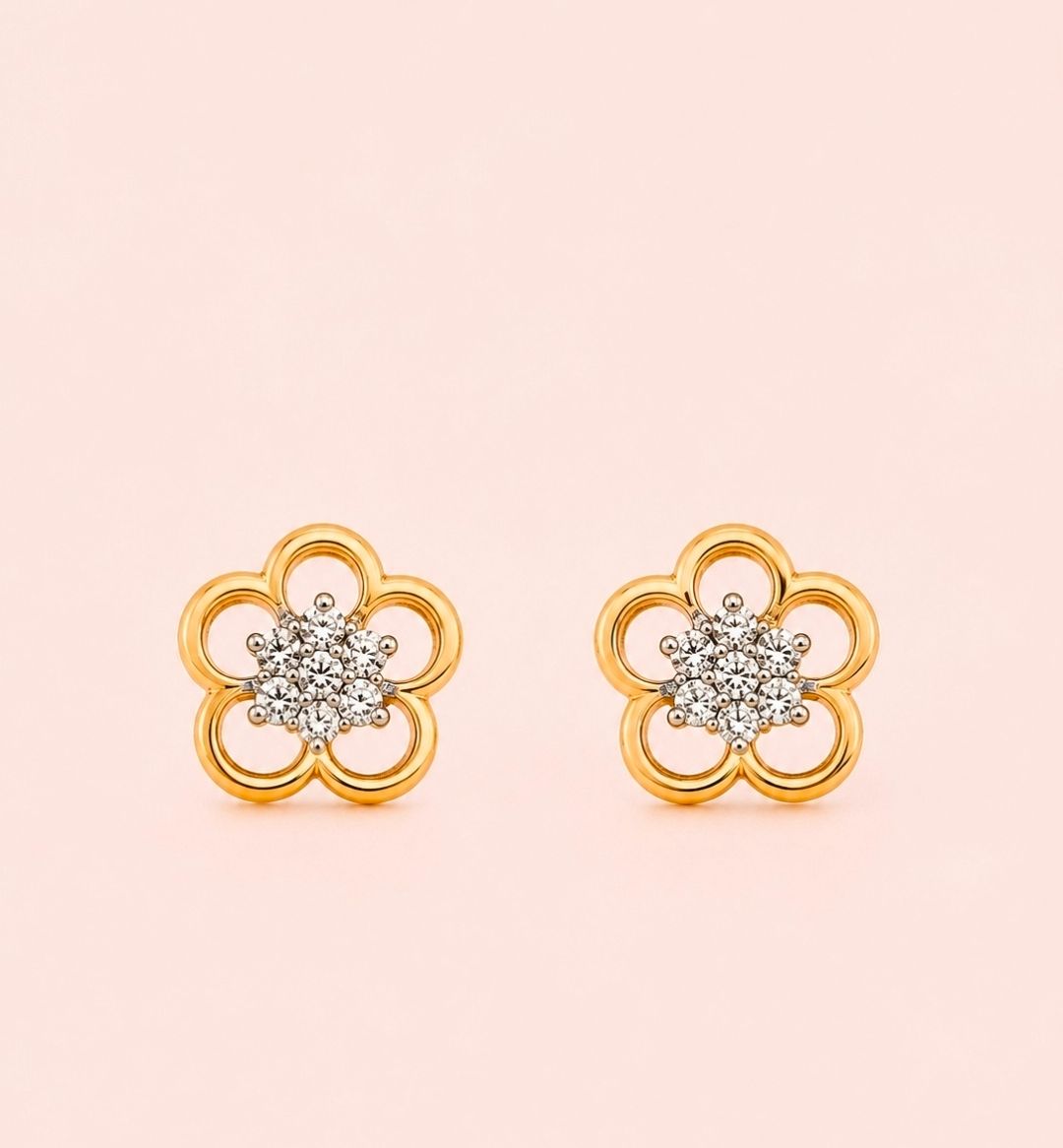 18kt Diamond Tops