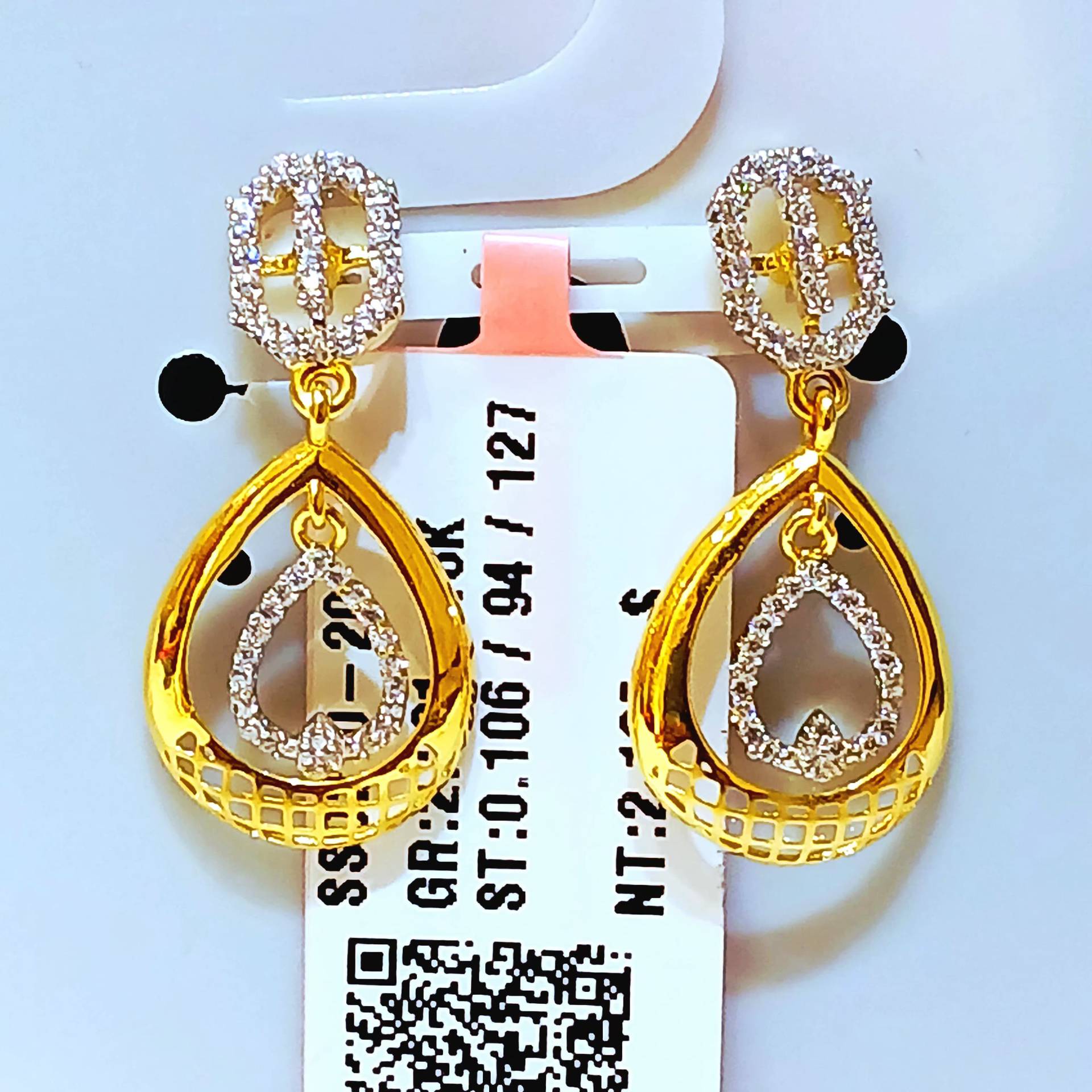 18 kt Gold Turkey earring